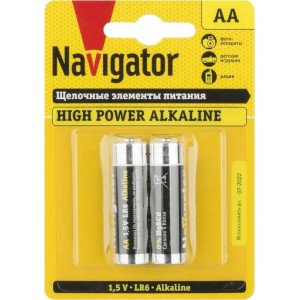 Батарейка NAVIGATOR LR6 АА алкалиновая 2 шт.