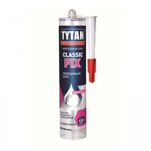 Клей TYTAN "Classic Fix" монтажный универсальный прозрачный 310 мл