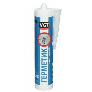 Герметик VGT акриловый санитарный белый