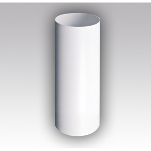 Воздуховод ЭРА 10ВП1,5 круглый белый пластиковый 100 мм х 1,5 м