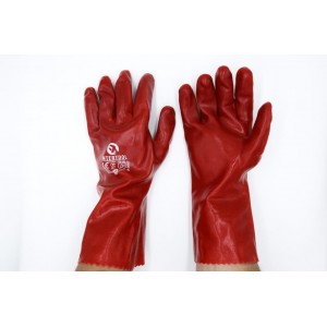 перчатки удлиненные (щелочные ) красные