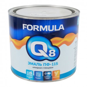 Эмаль FORMULA Q8 ПФ-115 коричневая 1.9 л