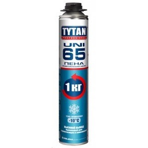 Пена монтажная TYTAN "Professional UNI 65" зимняя 750 мл	
