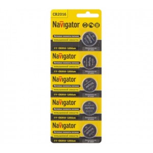 Элемент питания Navigator 94 763 NTB-CR2016-BP5