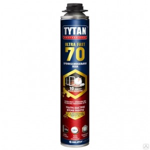 Пена пистолетная профессиональная Ultra Fast 70 Tytan Professional