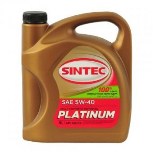 SINTEC PLATINUM SAE 5W-40 API SN/CF 4л