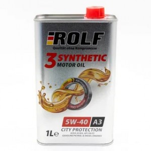 Масло моторное синтетическое ROLF 3-SYNTHETIC 5W-40