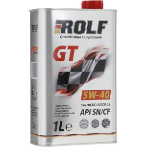 Масло моторное синтетическое ROLF GT 5W-40
