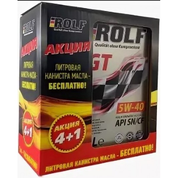 Масло моторное синтетическое  ROLF GT 5W-40