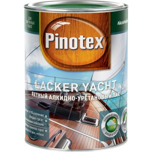 Лак яхтный Pinotex Lacker Yacht прозрачный полуматовый 1 л