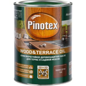 Масло Pinotex Wood&Terrace Oil тик 1 л