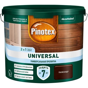 Пропитка защитная Pinotex Universal 2 в 1 палисандр 2,5 л