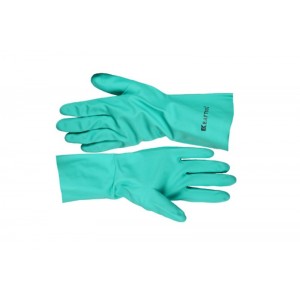 перчатки нитриловые, маслобензостойкие, с хлопковым напылением, xxl, код 7000464