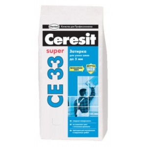 Затирка CERESIT CE33 №47 для наружных и внутренних работ сиена 2 кг