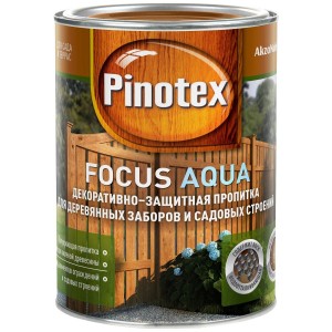 Антисептик Pinotex Focus Aqua полуматовый золотая осень 0,75 л