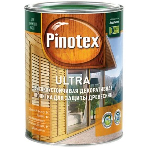 Антисептик Pinotex Ultra полуглянцевый бесцветный 1 л