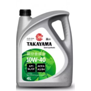 Масло моторное TAKAYAMA API SL/СF 10w-40 полусинтетическое 4 л бензин
