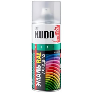 Эмаль KUDO аэрозольная зелёный мох KU-06005 520 мл