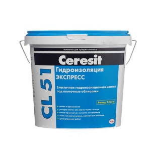 Ceresit CL 51/1,4 Эластичная полимерная гидроизоляция, Россия