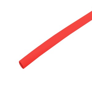 Термоусаживаемая трубка ТУТнг, диаметр 6:3, цвет красный, 50 штук, код 9536274