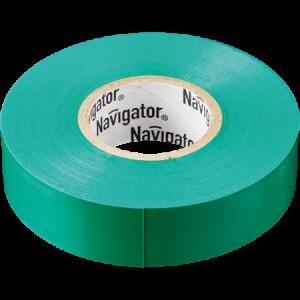 изолента пвх Navigator 20м 19мм-0,18мм (зеленая)
