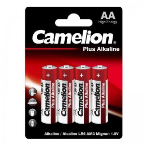 Батарейка CAMELION Plus Alkaline AA щелочная 4 шт.