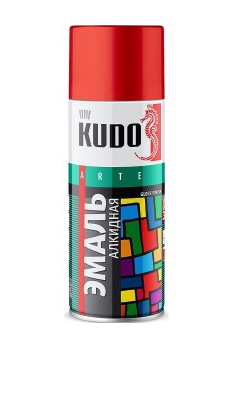 Эмаль KUDO KU-1017 алкидная светло-серая 520 мл