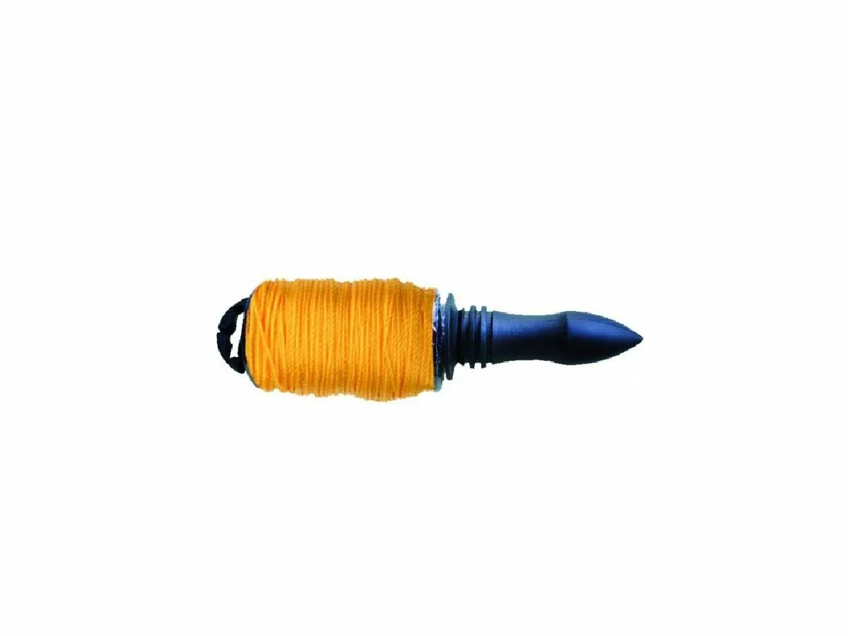 шнур разметочный, 3 пряди, крученый на пластиковой катушке с ручкой, o2ммх100м, код 1591237