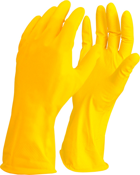 перчатки хозяйственные прочный латекс, xl, код 7000114